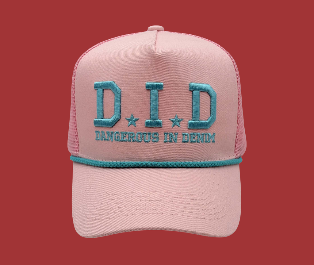 (Pre Order) Dangerous In Denim PINK TRUCKER