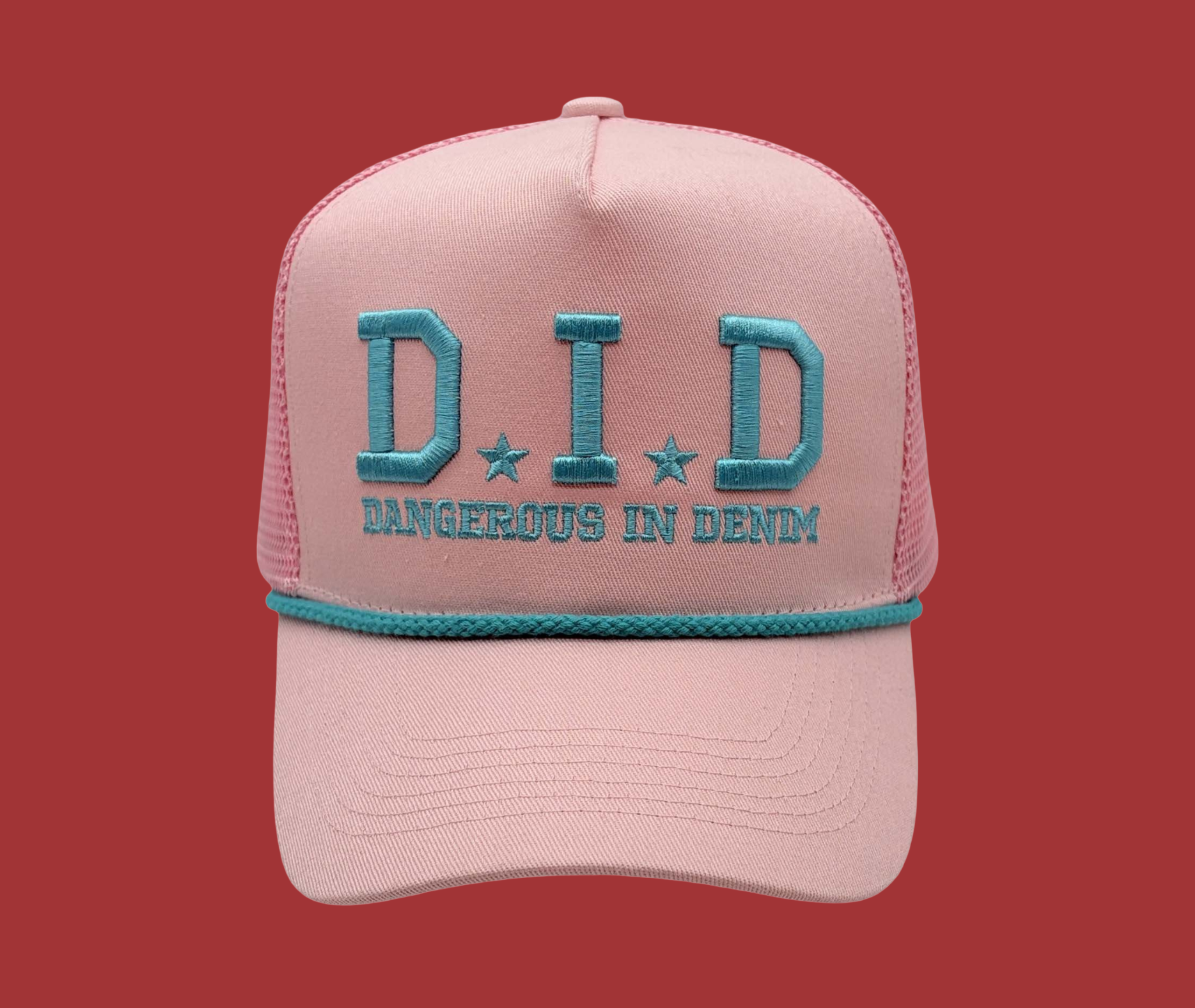 (Pre Order) Dangerous In Denim PINK TRUCKER