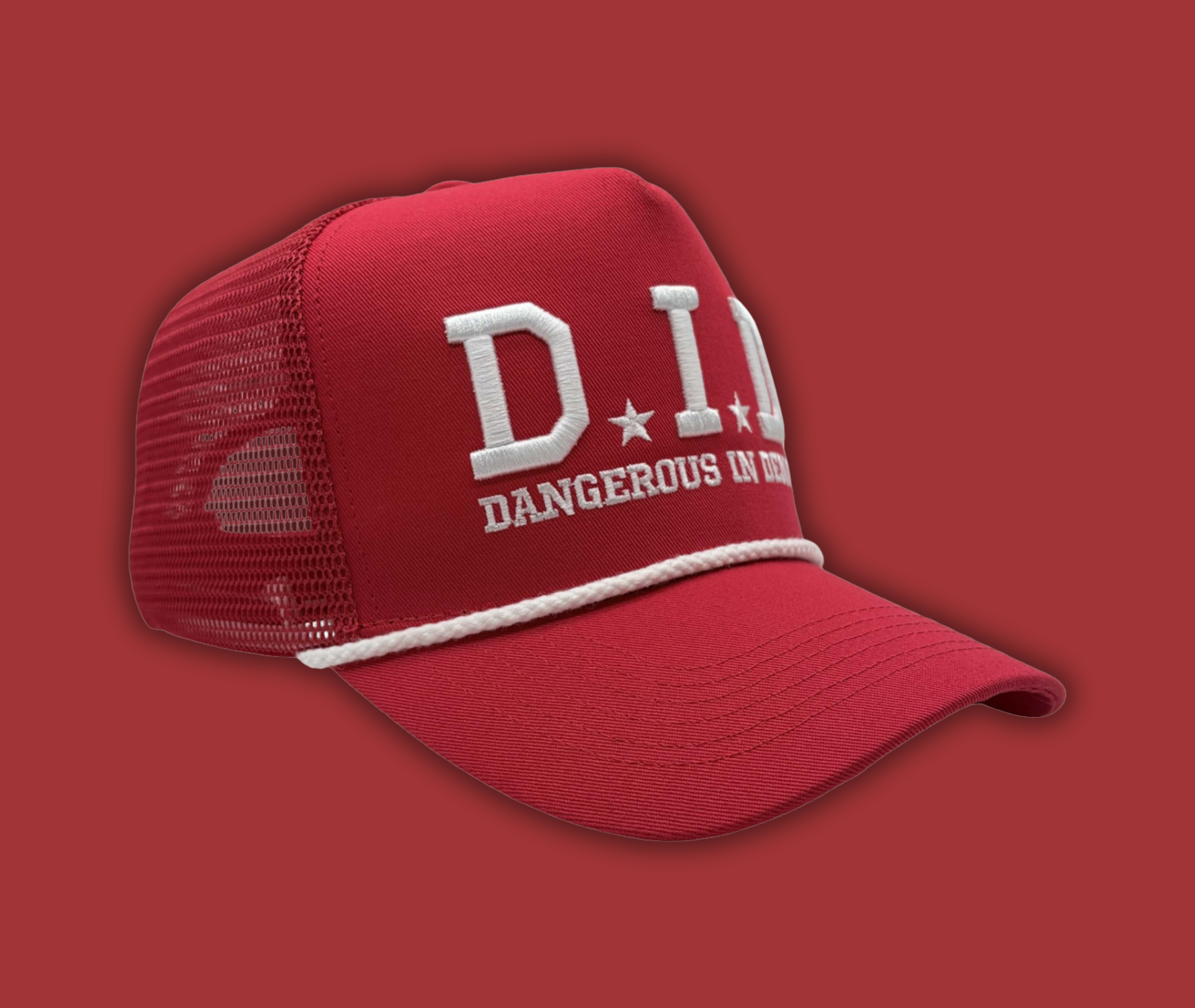 (Pre Order) Dangerous In Denim RED TRUCKER