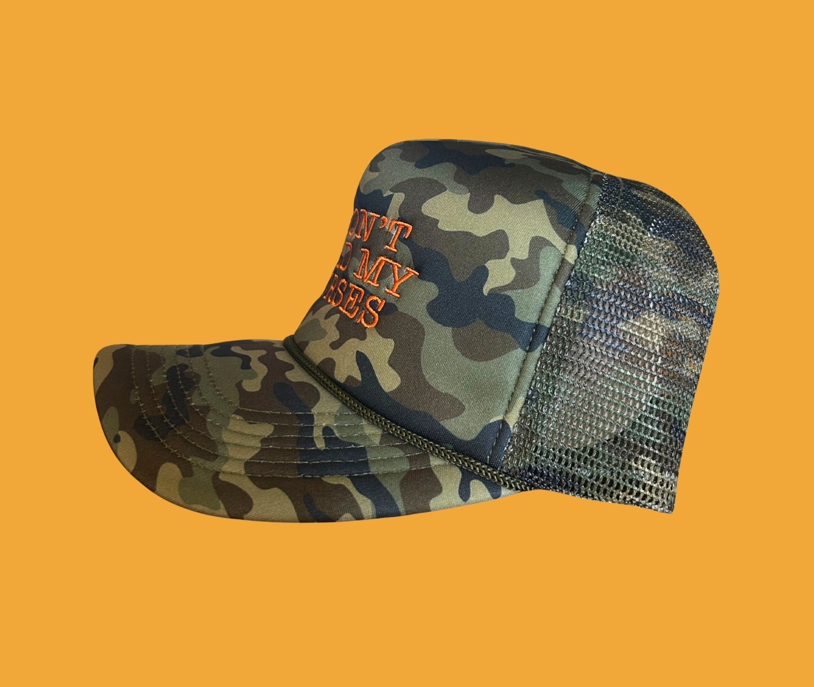 I DON'T HOLD MY HORSES Trucker