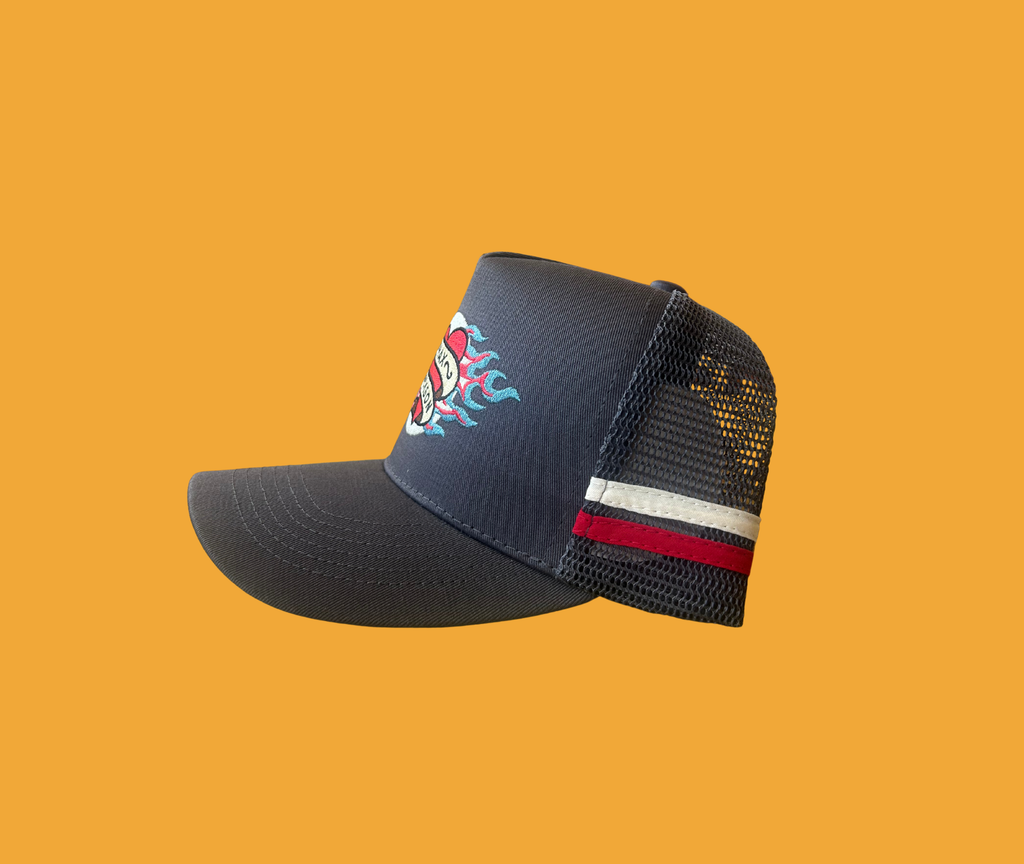 Flame Trucker Hat (Little More Country Tour 2025)