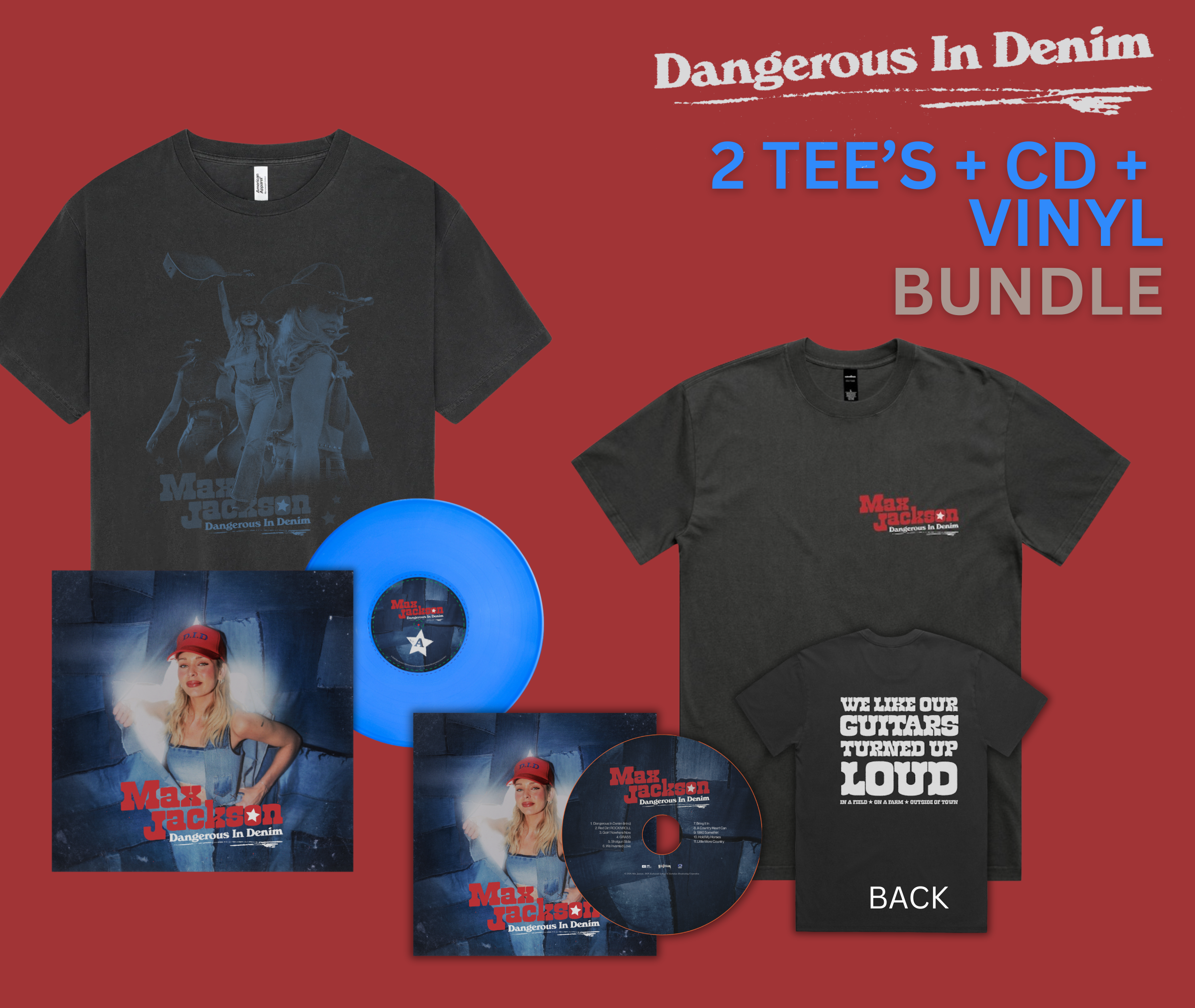 (Pre Order) 2TEE'S + CD + VINYL Bundle