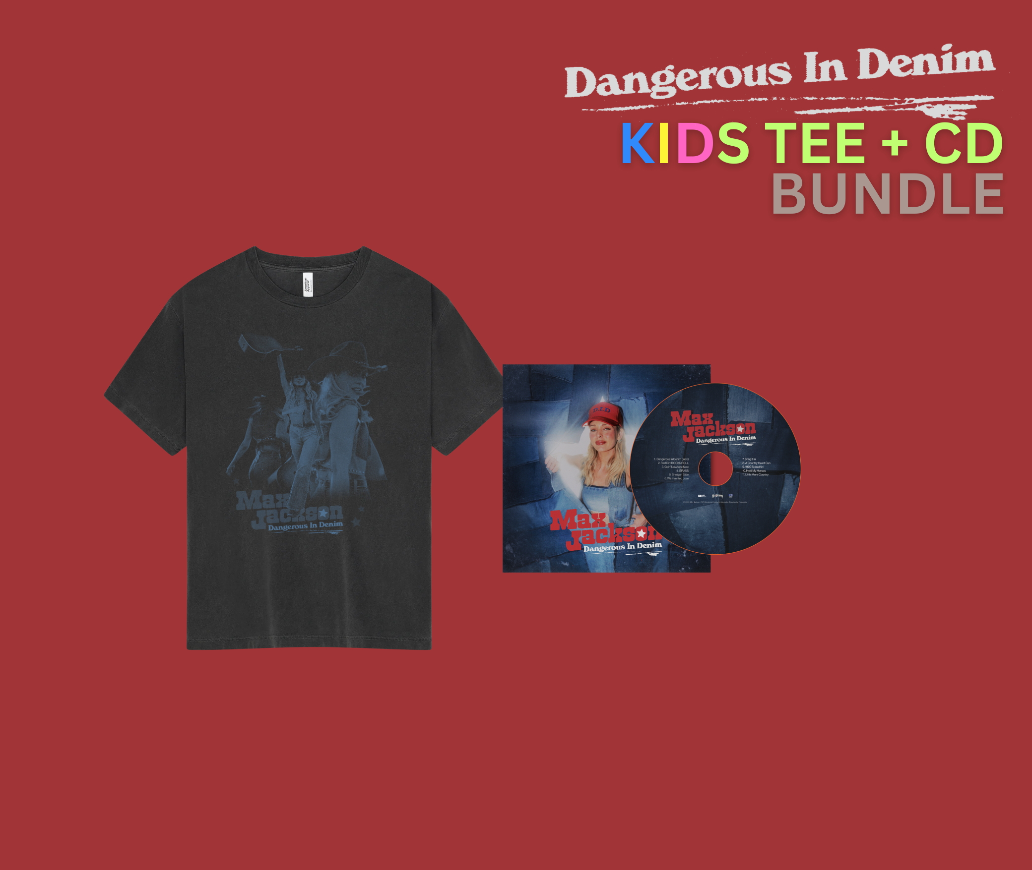 (Pre Order) Dangerous In Denim CD + KIDS TEE