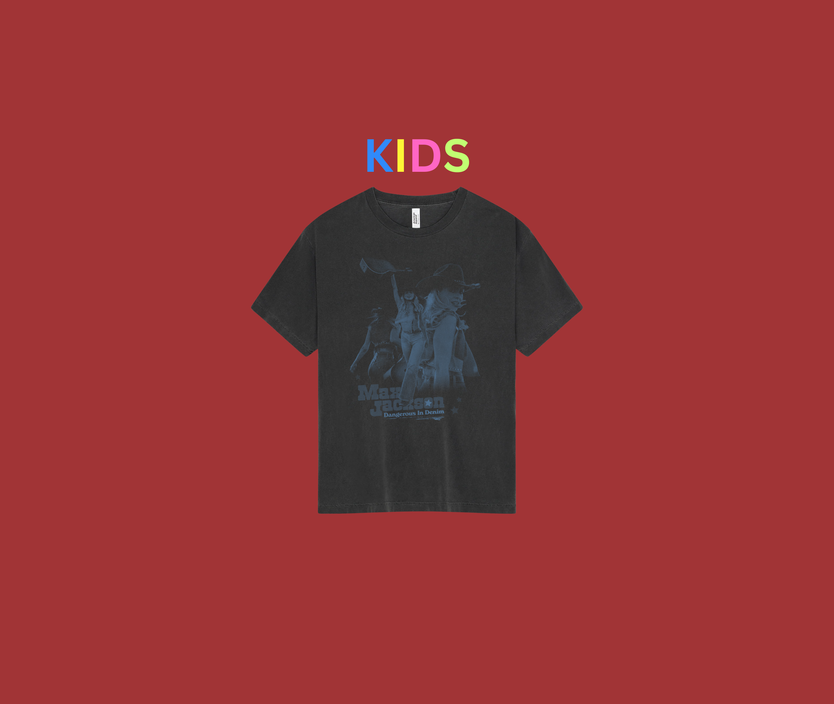 (Pre Order) Dangerous In Denim KIDS TEE