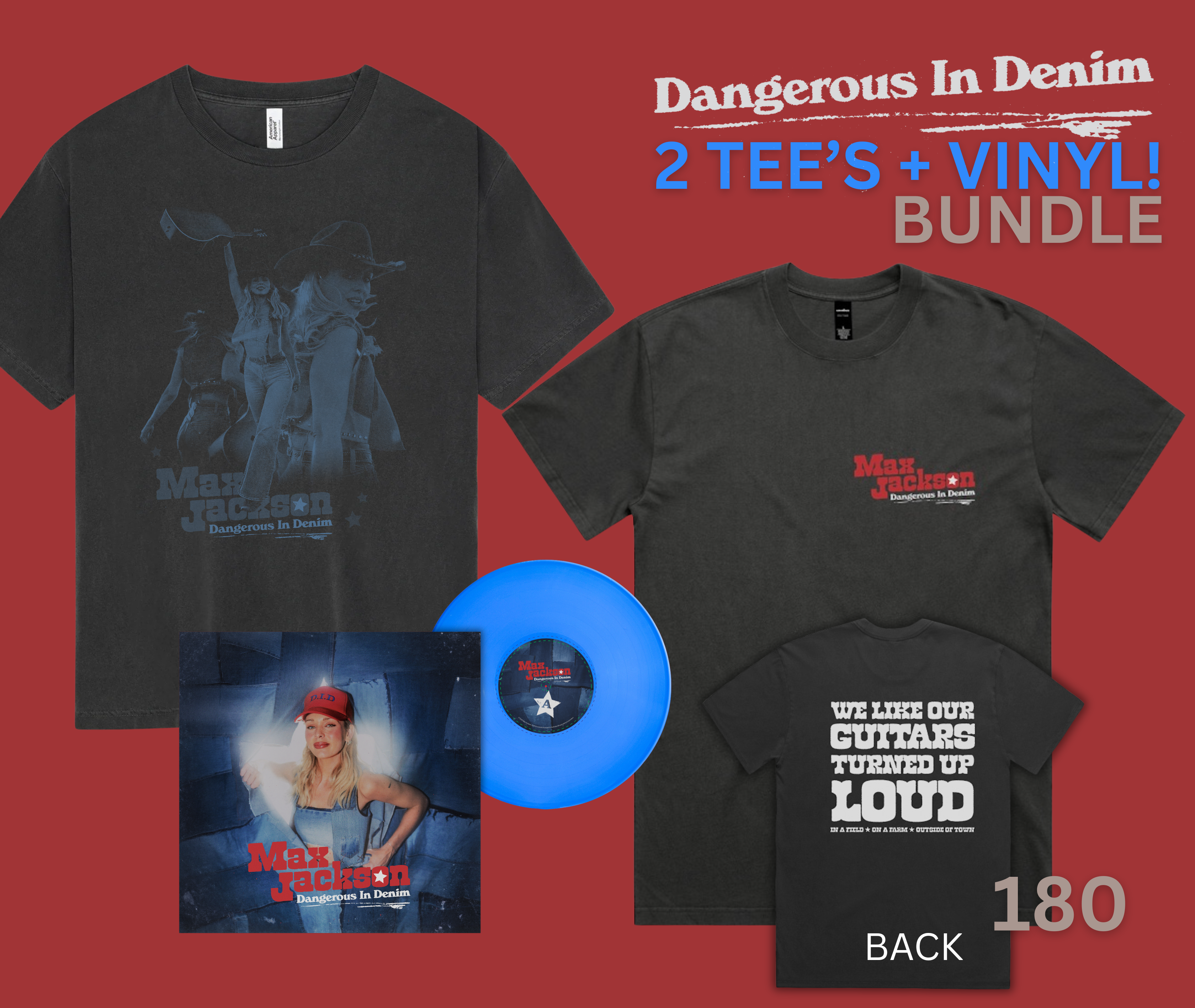 (Pre Order) Dangerous In Denim 2 TEE'S + VINYL