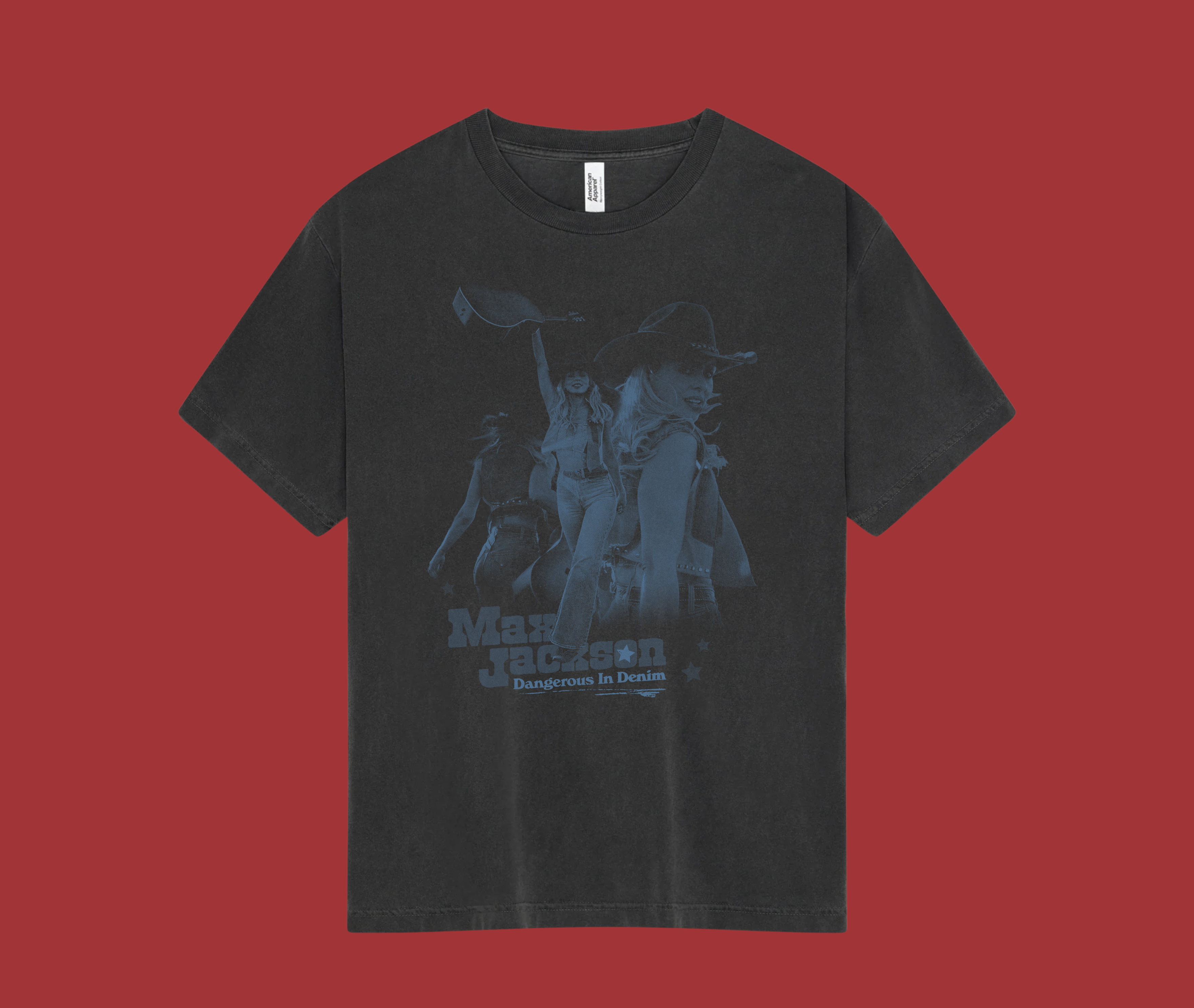 (Pre Order) DANGEROUS IN DENIM - Faded Grey 3MAX Tee